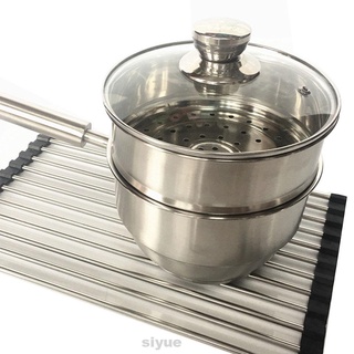 Vaporizador de acero inoxidable doble caldera duradera cocina Mini cocina hogar cocina sopa