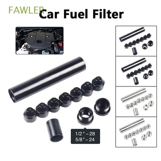 fawler mini accesorios de coche de aluminio coche solvente trampa de coche filtros de combustible filtro solvente 1/2"-28 o 5/8"-24 para napa 4003 wix 24003 práctica captura de combustible/multicolor