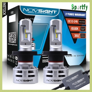 Sportfy 1 par Novsight -N9 faros delanteros LED bombillas 60W 10000LM 6500K (3)