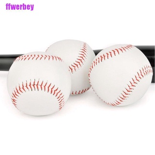 [ffwerbey] juego de deporte de cuero suave de 9" juego de práctica y entrenamiento base de béisbol softbol