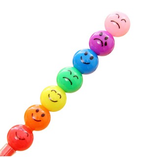 7 colores de dibujo juguetes lindo sonrisa cara crayones bebé niños juguete
