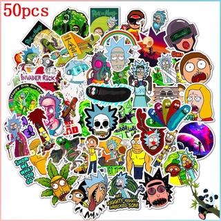 Rick And Morty Themed Cartoons Stickers Stickerbomb Laptop Guitar Skateboard Car Luggage Helmet Diary Storage Box