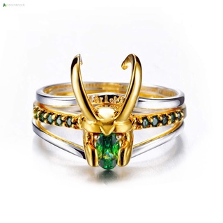 Creative Retro 3 in 1 Ring Removable Alloy Rhinestone Ring Charming Jewelry Gifts for Men and Women