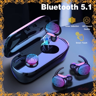 Y30 TWS Huella Dactilar Táctil Bluetooth 5.0 Auriculares Inalámbricos 4D Estéreo Activos Cancelación De Ruido [\ (^ o)/~] (1)