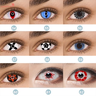 1 par de lentes de contacto de ojo de diablo,Lentes de contacto de color puro