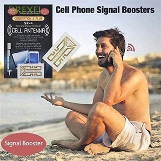 DREXEL Outdoor Signal Booster Sticker Phone Accessories Signal Amplifier Phone Signal Booster for Mobile Phone Enhancer Sticker Signals Improve Useful Boosting Cellphone Antenna Booster