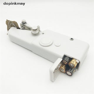 dopinkmay portátil mini máquina de coser a mano rápida y práctica costura costura ropa co