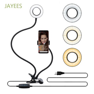 Jayees para Live Stream Lazy soporte de la lámpara de escritorio con soporte para teléfono Selfie Universal titular de brazo largo/Multicolor