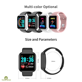 D20 Pro Sport Smartwatch Bluetooth Con Monitor De/Tarjeta De Frecuencia Aca/Pren @ Sa O Para Android/Ios (6)