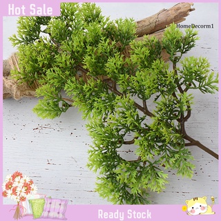 [inventario disponible] atf - 1 pieza de plástico falso de pino artificial de ciprés bonsai jardín decoración de oficina en casa