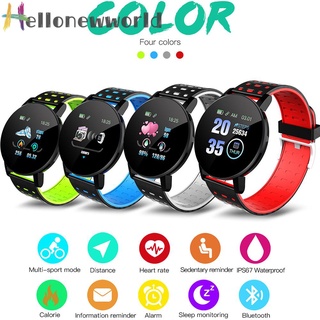 Hellonewworld Plus Smart watch pulsera inteligente para deportes Fitness presión arterial salud