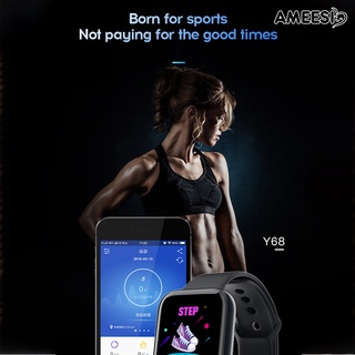 Y68/D20 Waterproof Heart Rate Blood Pressure Monitor Smart Bracelet for iOS Android (6)