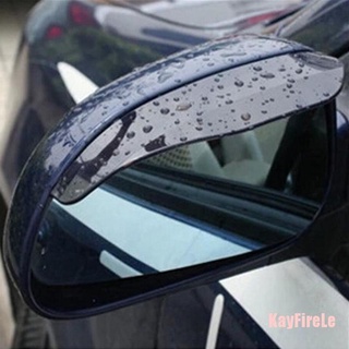 Kayfirele 1 par de espejo retrovisor negro para coche, lluvia, agua, lluvia, impermeable, cejas, escudo lateral