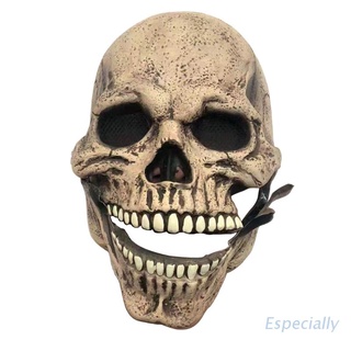 Esp cabeza completa calavera máscara esqueleto casco máscaras disfraz de Halloween Horror Cosplay Props mascarada fiesta suministros