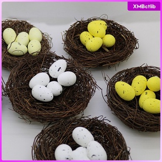 100 huevos de espuma artificial para aves, mascotas, cría, sombreros (1)