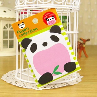 Papelería Simple lindo Animal Panda feliz de dibujos animados creativo oficina N nota libro pegatinas W7P6 (4)