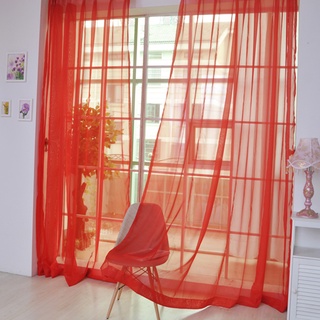 [aleación] 2 cortinas de tul para ventana, sala de estar, cortinas de gasa, decoración del hogar