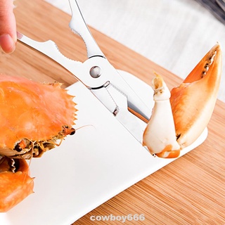 cangrejo galletas de mariscos clip langosta con caja de acero inoxidable mariscos conjunto de herramientas (8)
