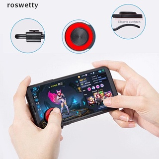 roswetty teléfono palo juego joystick joypad clip para pantalla táctil móvil inteligente teléfono celular co
