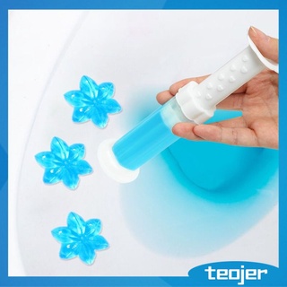 Flower Aromatic Toilet Gel Toilet Deodorant Cleaner Toilet Fragrance Remove Odors and Leave No Traces 12 Flowers jer