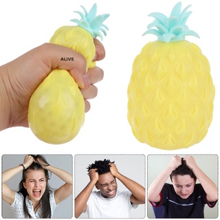 ALIVE Pineapple Stress Ball Yellow (1)