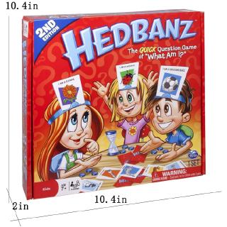Hedbanz juego de mesa de cartas partido de la familia amigos adivinando Headbanz palabra Puzzle juego (2)