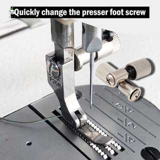 pinza de pie de resorte prensatelas rápida cambio de pie accesorio ajustable para máquina de coser industrial (2)