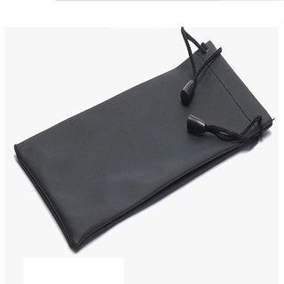 Gafas accesorios de tela cuadrada para limpiar la lente de tela de tela de fibra de tela de 10 hojas/negro bolsa de tela bolsa (4)
