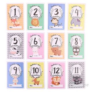 uni baby milestone tarjetas - 12 tarjetas fotográficas unisex diseñadas clave edad marcadores gran baby shower regalo