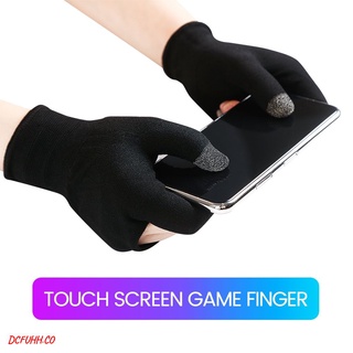 DCFUHH 2pcs Cubierta De Mano Controlador De Juego Para PUBG A Prueba De Sudor No-Arañazos Sensible Pantalla Táctil Gaming Finger Pulgar Manga Guantes