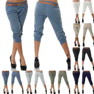 Nasuag. Pantaletas/pantalones sueltos Para mujer/Cintura Elástica talla grande Para yoga