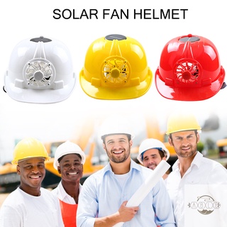 casco de seguridad de energía solar duro ventilar sombrero gorra con ventilador fresco de refrigeración
