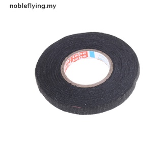 [nobleflying] Cinta adhesiva de tela de tela adhesiva de 9 mm x 15 m, resistente al calor, Cable de coche, cableado [MY]
