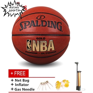 spalding - bola de baloncesto (74-606y, tamaño 7, resistente al desgaste, piel sintética)