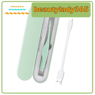 [BeautyLady] Kit limpiador de picos de oreja con luz LED, cera de oído herramienta de limpieza de orejas pinzas caja de almacenamiento