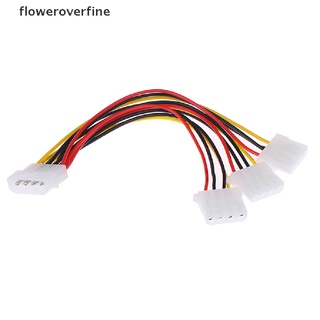 FLCO 4 Pin IDE 1-to-3 Molex IDE Female Power Supply Splitter Exentsion Adapter Cable Martijn