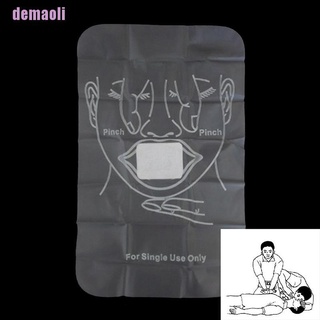 【dem】10Pcs Cpr Facial Shields Disposable Cpr Face Mask Barrier First Aid Tool