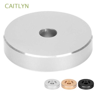 CAITLYN 1PC Large Hole Conversion Sheet Stability 7" Vinyl Converting Adaptor Record Turntable Adapter Technics SL 1200 Audio Accessoric Professional 45 RPM Aluminum for Most Big Hole Records Durability Vinyl Record Clamp/Multicolor