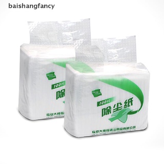 Bsfc 100pcs/lot Disposable Electrostatic Dust Removal Mop Paper Cleaning Cloth Home Fancy