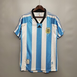 1998 Argentina Home Retro camiseta de fútbol fútbol
