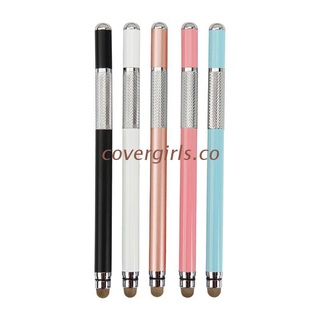GIRGS 2 In 1 Multifunction Fine Point Touch Screen Metal Capacitive Stylus Pen For iPhone iPad Smart Phone CellPhone Tablet PC