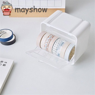 Mayshow Ins cinta caja de almacenamiento de escritorio de almacenamiento de papelería caja de almacenamiento Mini cuenta de mano a prueba de polvo caja de papelería