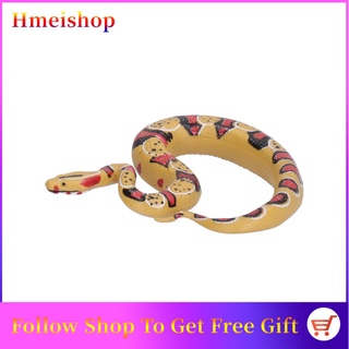 Hmeishop figura de serpiente falsa juguetes plástico realista modelo de vida silvestre figuritas para fiesta