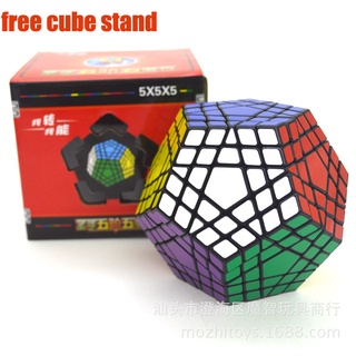 [Holy Hand Professor's Cube Megaminx Black] Gigaminx 5 Th Order 5 Rubik's Cube 5 Th Layer Dodecahedron Rubik's Cube