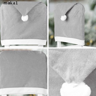 [i] cubiertas de la silla del sombrero de navidad de la mesa de navidad silla de cena cubiertas de la decoración de fiesta de navidad [caliente]