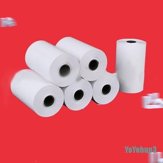 [rYOYO] 5 rollos de papel adhesivo imprimible papel térmico directo con DRN autoadhesivo