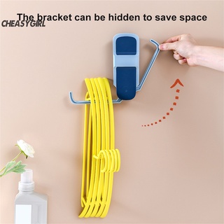 Cheasygirl - percha de plástico para ropa, ahorro de espacio, ahorro de espacio para el hogar (2)