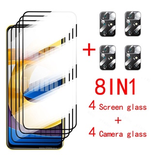 Vidrio Protector Para Poco X3 Pro NFC F3 M3 M4 De Pantalla Para Xiaomi Redmi Note 10 8 9 Note10 9s 10s 5G Película De Cámara