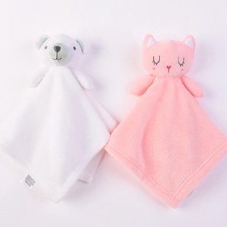 Juguetes manta de seguridad animales de dibujos animados Plu suave toalla calmante bebé manta