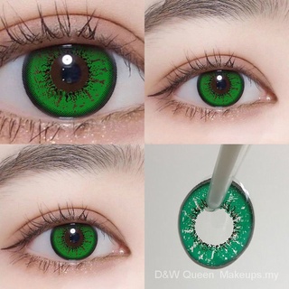 [48h Envío]lentes de contacto D&W vegacoscosméticos lentes de contacto Anime mezclado tamaño de sangre diámetro Internet celebridad mismo estilo estudiante rojo púrpura azul verde amarillo
